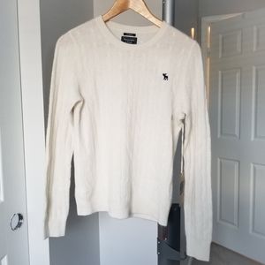 NWT Abercrombie & Fitch 100% Cashmere Icon Sweater - S